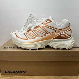 Salomon XT Pathway Metallic Hiking Shoes Women's 5.5‎ Men's 4.5 White Copper